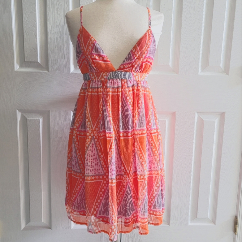 H&M Spaghetti Strap Bright & Fun Sun Dress, Women's Size EU40,  NWT